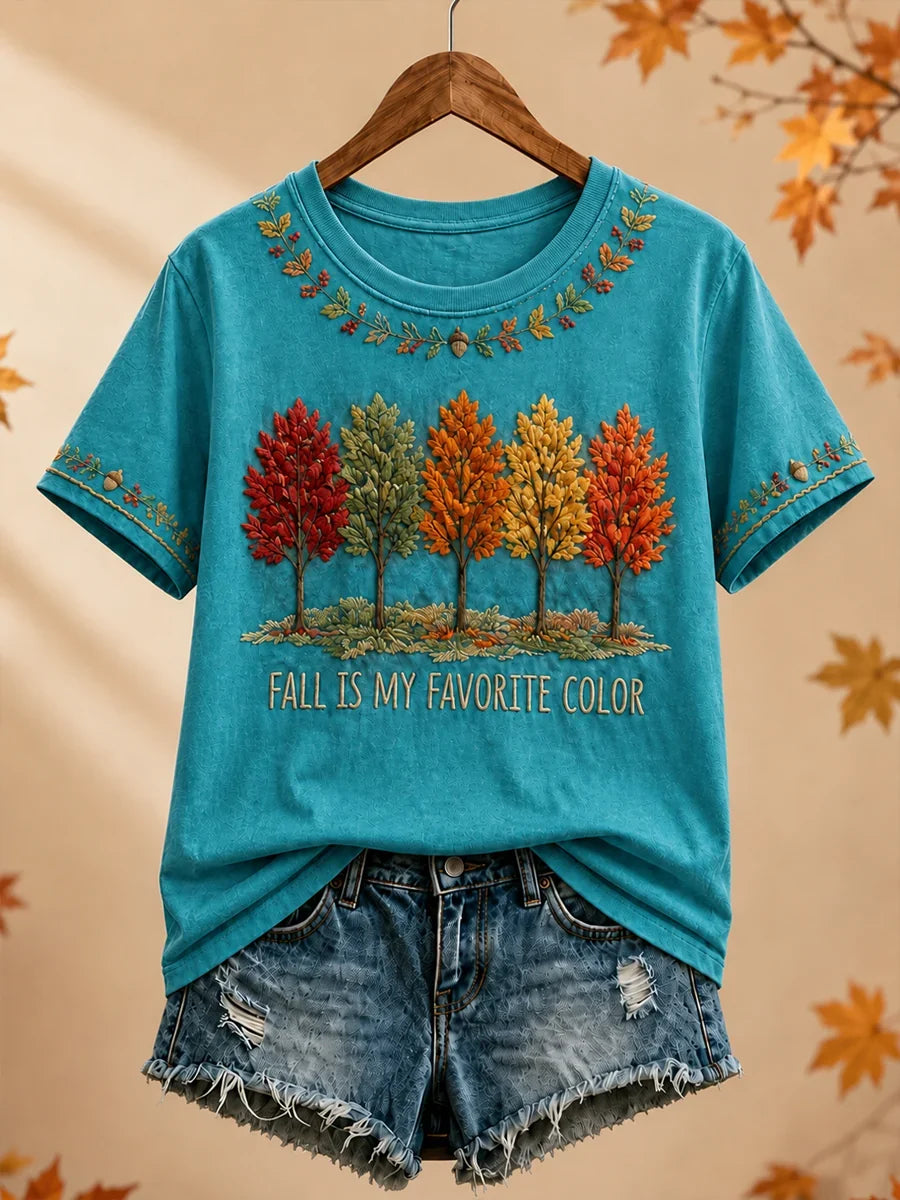 Women's Fall Is My Favorite Color  short-sleeved T-shirt